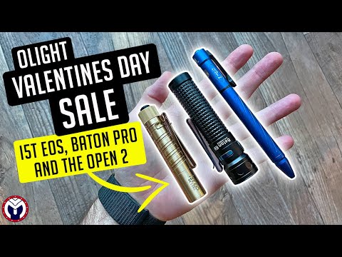 Olight Valentines Day Sale | i5T EOS, Baton Pro, O'Pen 2
