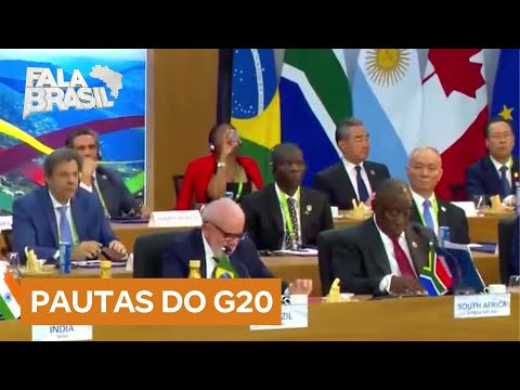 G20 discute fome, pobreza e desenvolvimento sustentável em seu último dia no Brasil