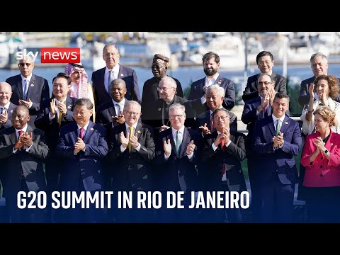 Watch: World leaders continue talks at G20 Summit in Rio de Janeiro