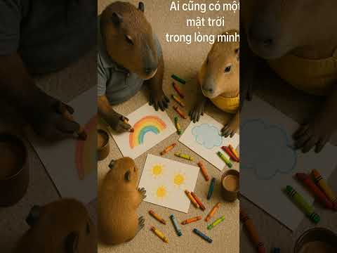 🌧 Mưa Ướt Ngoài Kia, Nhưng Trong Nhà Là Nắng ☀️ | Kapy – Gia Đình Capybara Ấm Áp#shorts #kapy #funny