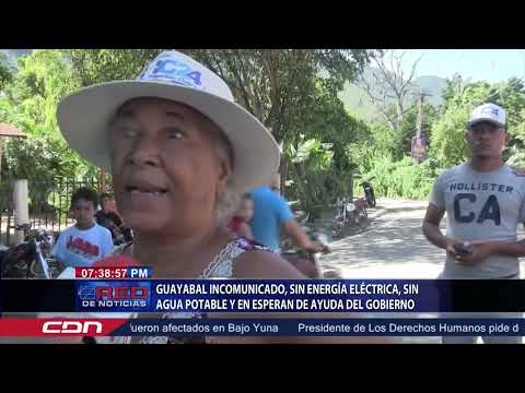 En Guayabal, Azua, esperan por ayuda del Gobierno