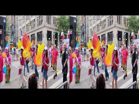 3DNY: Scenes from The Philippine Independence Parade (YouTube 3d)