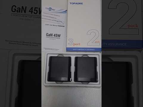 Fast charger TOP ADRE 45w 3 port 2 pack usb and type C post