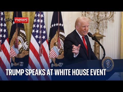 President Trump participates in Women's History Month event at White House