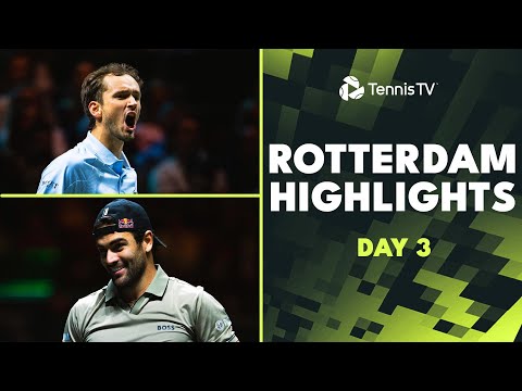 Medvedev Battles Bellucci, Berrettini Faces Griekspoor & More 💥 | Rotterdam 2025 Highlights Day 3