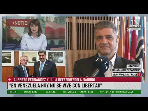 Jorge Macri: No se puede estar del lado del gobierno de Maduro