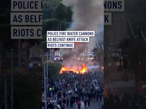Belfast Violence Escalates: Water Cannons Deployed After Knife Attack