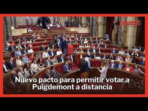 PSC e independentistas pactan  para permitir a Puigdemont votar desde el extranjero