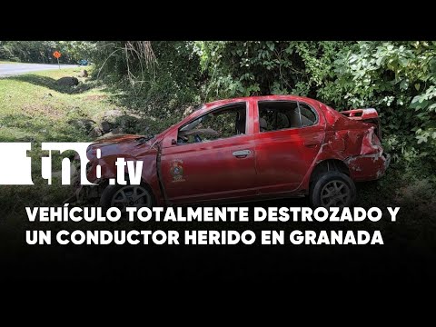 ¡Alcohol al volante! Irrespeto a las leyes de tránsito causa accidente en Granada