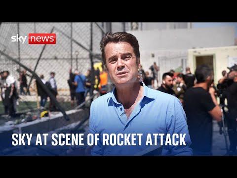 Sky international correspondent on the aftermath of rocket attack in the Golan Heights