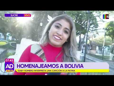 Gaby Romero rinde homenaje a Bolivia