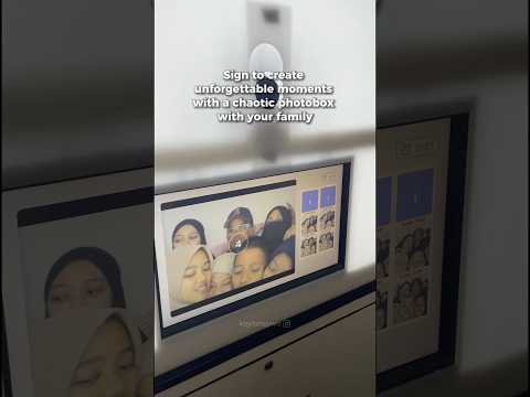 Walau agak maksa, tapi seru haha 🤣 1 box kecil ber7 #family #memories #photobox