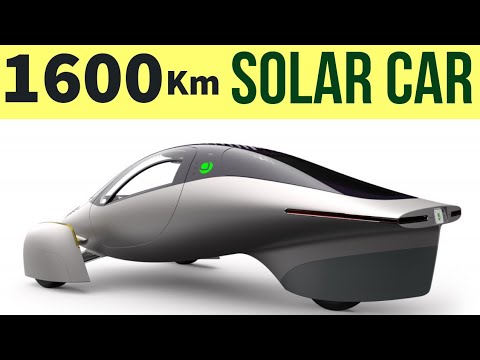 1600 km Range No Charge Solar Electric Vehicle - Aptera EV