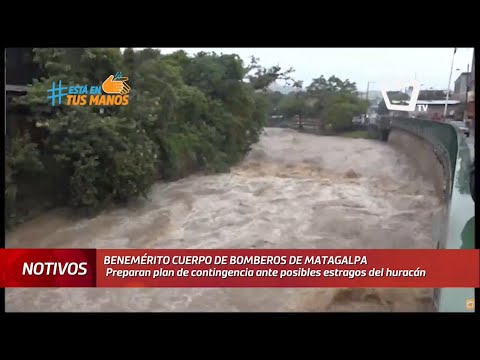 El Cuerpo de Bomberos de Matagalpa se prepara ante posibles estragos del huracán ETA