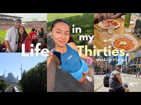 LIFE IN MY 30s | Half-Marathon Training + we went to a World Cup Game! | weekly vlog