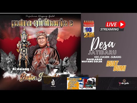 Hiburan Wayang Golek PGH3 H. Dadan Sunandar Sunarya - Jatiroke Ciasem Subang