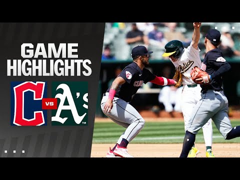 Guardians vs. As Game Highlights (3/30/24) | MLB Highlights