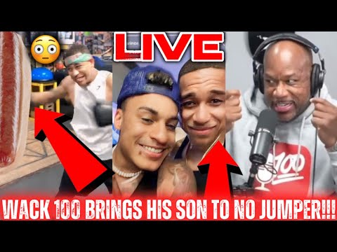 Wack 100 Brings His SON To NO JUMPER To Clear G*Y  RUMORS! |LIVE REACTION!