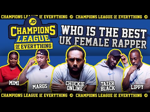 jdsports.co.uk & JD Sports Voucher Code video: WHO IS THE BEST FEMALE RAPPER IN THE UK??? | CHAMPIONS LEAGUE OF EVERYTHING