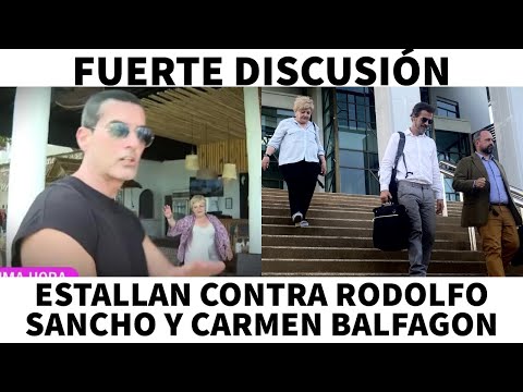 Tensión en directo entre Emma García, Rodolfo Sancho y Carmen balfagon ¿Hasta dónde llegarán?