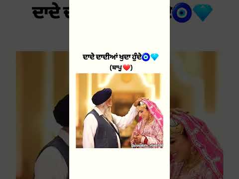 ਦਾਦੇ ਦਾਦੀਆ ਖ਼ੁਦਾ ਹੁੰਦੇ❤️🧿 #viralvideo #wedding #love #viralvideo #viral@Punjabi___vibes786-g4n
