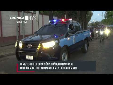 MINED y Tránsito Nacional trabajan articuladamente en la educación vial - Nicaragua
