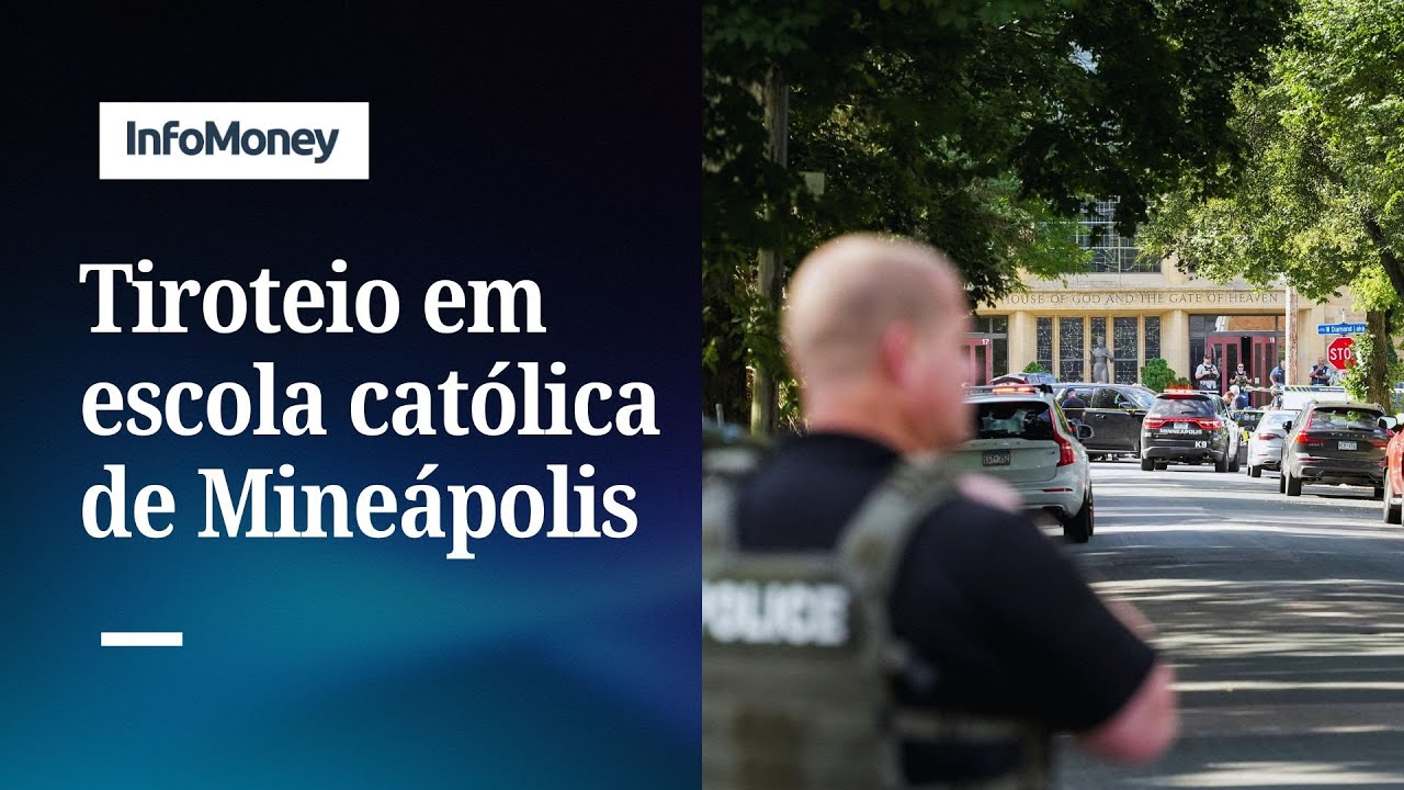 Tiroteio em escola católica de Mineápolis tem dezenas baleados | InfoMoney News