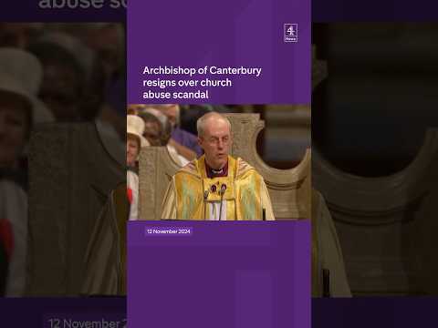 Archbishop of Canterbury resigns