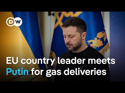 Slovakian leader Fico visits Putin for more gas deliveries; Ukraine vows to stop this | DW News