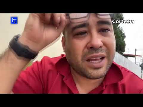 Migrante hondureño en México llora desconsolado al saber que su madre falleció