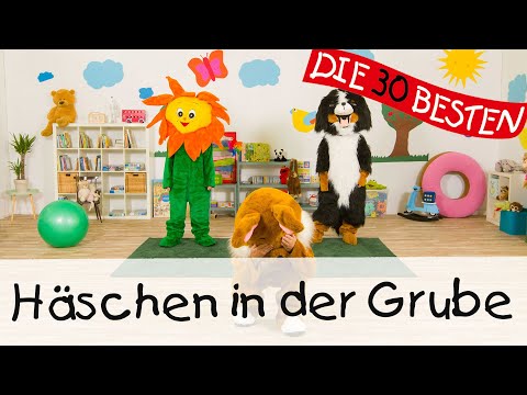 🇩🇪 Häschen in der Grube - Singen, Tanzen und Bewegen || Kinderlieder 🐇