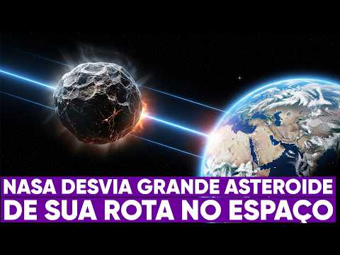 Impacto desvia rota de asteroide no espaço