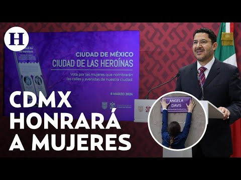 Calles de CDMX podrán tener nombres de mujeres destacadas, conoce como participar en el proceso