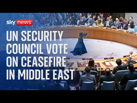 UN Security Council to vote on a ceasefire in Gaza