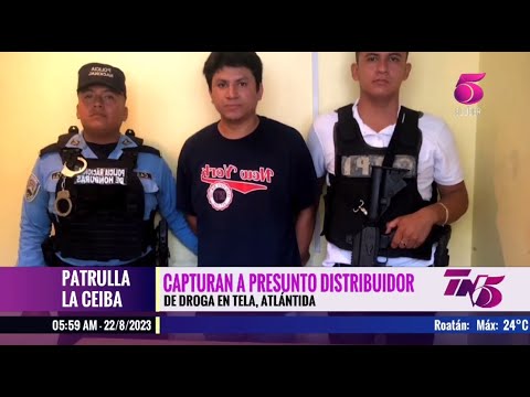 Policía captura a supuesto distribuidor de drogas en Tela, Atlántida