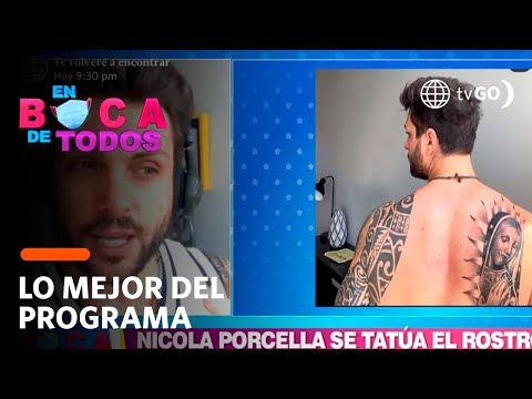 En Boca de Todos: Nicola Porcella contó por qué se tatuó el rostro de la Virgen de Guadalupe (HOY)
