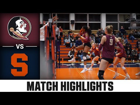 Florida State vs. Syracuse ACC Volleyball Highlights (2023)