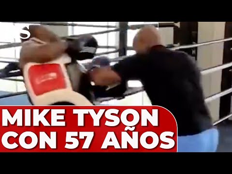 MIKE TYSON sorprende con 57 AÑOS peleando y entrenando al 100%