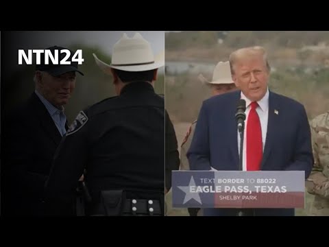 Así fueron las visitas de Biden y Trump a la frontera sur de EE. UU. en plena campaña electoral
