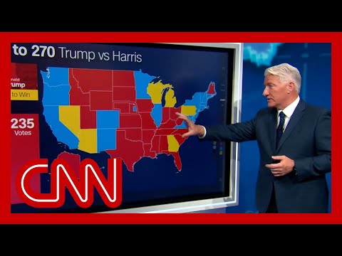 John King breaks down how the race has changed since Biden's exit