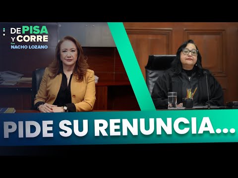 Ministra Yasmín Esquivel solicita la renuncia de Norma Piña