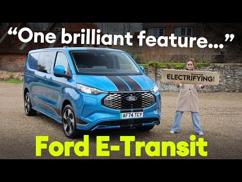 Ford E-Transit Custom DRIVEN: Is this Ford’s best EV? | Electrifying