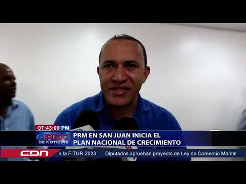 PRM en San Juan inicia el Plan Nacional de Crecimiento