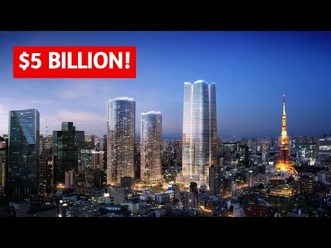 Japan’s Super Futuristic New Tallest Skyscraper - $5BN Toranomon - Azabudai District