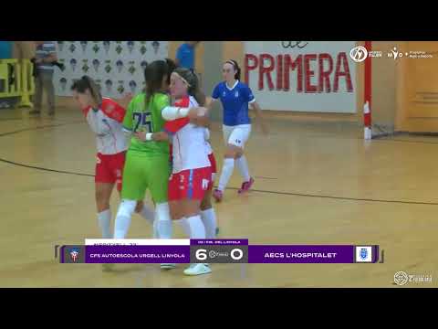 Resumen #SegundaDivisiónFSF | Autoescola Urgell Linyola 9-0 AECS L’Hospitalet  | Jornada 2