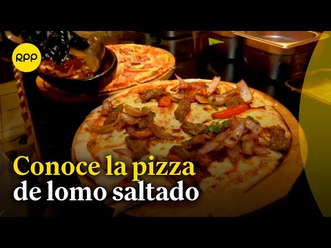 En el Día Mundial de la Pizza, conozca la pizza de lomo saltado