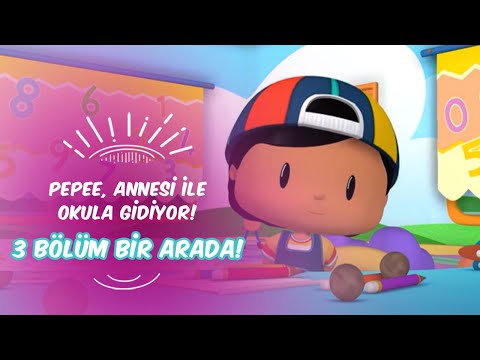 Pepee, Annesi İle Okula Gidiyor! - Leliko ve Pisi İle 3 Bölüm Bir Arada | Düşyeri