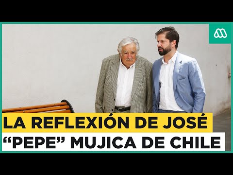 La reflexión de José Pepe Mujica por proceso constituyente en Chile durante su visita al país