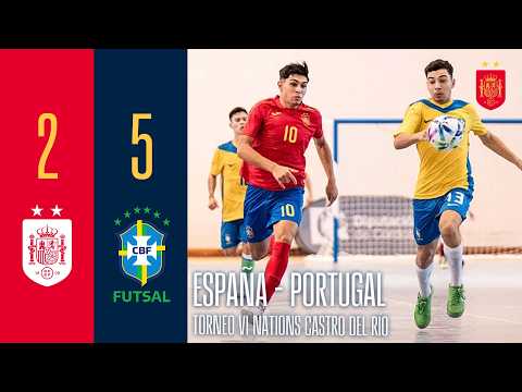 RESUMEN | TORNEO VI NATIONS CASTRO DEL RÍO | España 2-5 Brasil