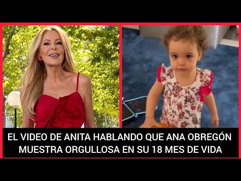 ?ANA SANDRA CUMPLE 18 MESES Y ANA OBREGÓN LO CELEBRA CON UN DIVERTIDO VIDEO